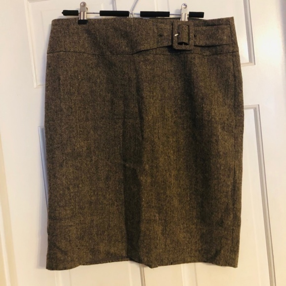 Dalia Collection Tweed Skirt